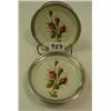 Image 1 : ROSENTHAL Porcelain & Sterling Coasters