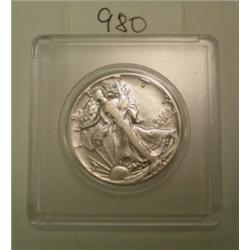 1941 Walking Liberty Silver Half Dollar