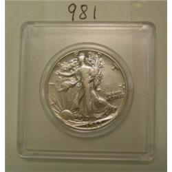 1942 Walking Liberty Silver Half Dollar