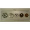 Image 2 : 1962 - 5 Coin Silver Proof Year Set