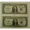 Image 1 : 1935D Silver Certificates 2 Consecutive