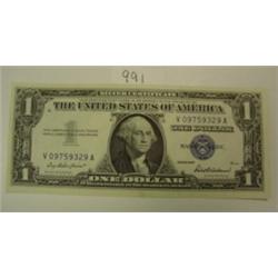 1957 Silver Certificate - Blue Seal