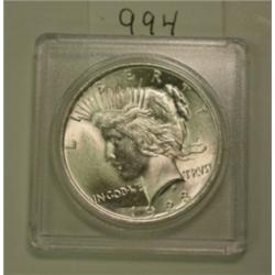1923 Peace Silver Dollar
