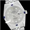 Image 1 : Rolex Men's Stainless Steel, QuickSet, Diam Dial & Diam/Sapphire Bezel - REF-521Y5X