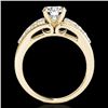 Image 2 : 1.4 CTW H-SI/I Certified Diamond Solitaire Ring 10K Yellow Gold - REF-218M2H - 34998