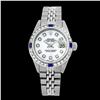 Image 2 : Rolex Men's Stainless Steel, QuickSet, Diam Dial & Diam/Sapphire Bezel - REF-521W7H