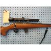 Image 2 : DS***  BRNO model 2E .22 caliber long rifle Bolt 2 clips Bushnell Banner scope