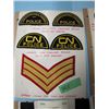 Image 2 : lot of CN Police patches and buttons
