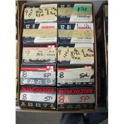 lot of 10 boxes 12 gauge Reloaded ammunition