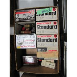 lot of 7 boxes miscellaneous 12 gauge reloaded ammunition