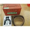Image 1 : Lots with 50 cal ammo box shell belt and Tool setting gauge