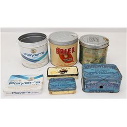 FLAT OF TOBACCO TINS,RARE TUCKETTS ORINOCO &