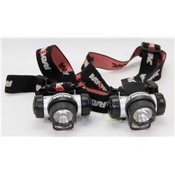 2 RAYOVAC LED HEADLAMPS