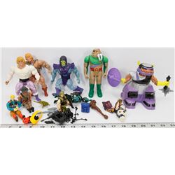 LARGE COLLECTION OF 80'S ACTION FIGURES