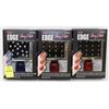 LOT OF 3 FING'RS EDGE HEAVY METAL NAIL ART SETS