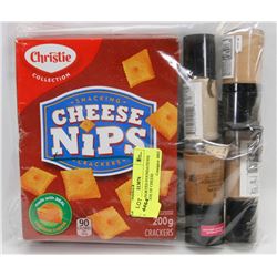 LOT OF ASSORTED FOUNDATIONS WITH A BOX OF CHEESE