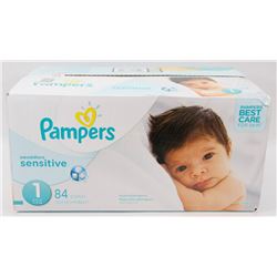PAMPERS SIZE 1 SWADDLERS SENSITIVE 84PK DIAPERS