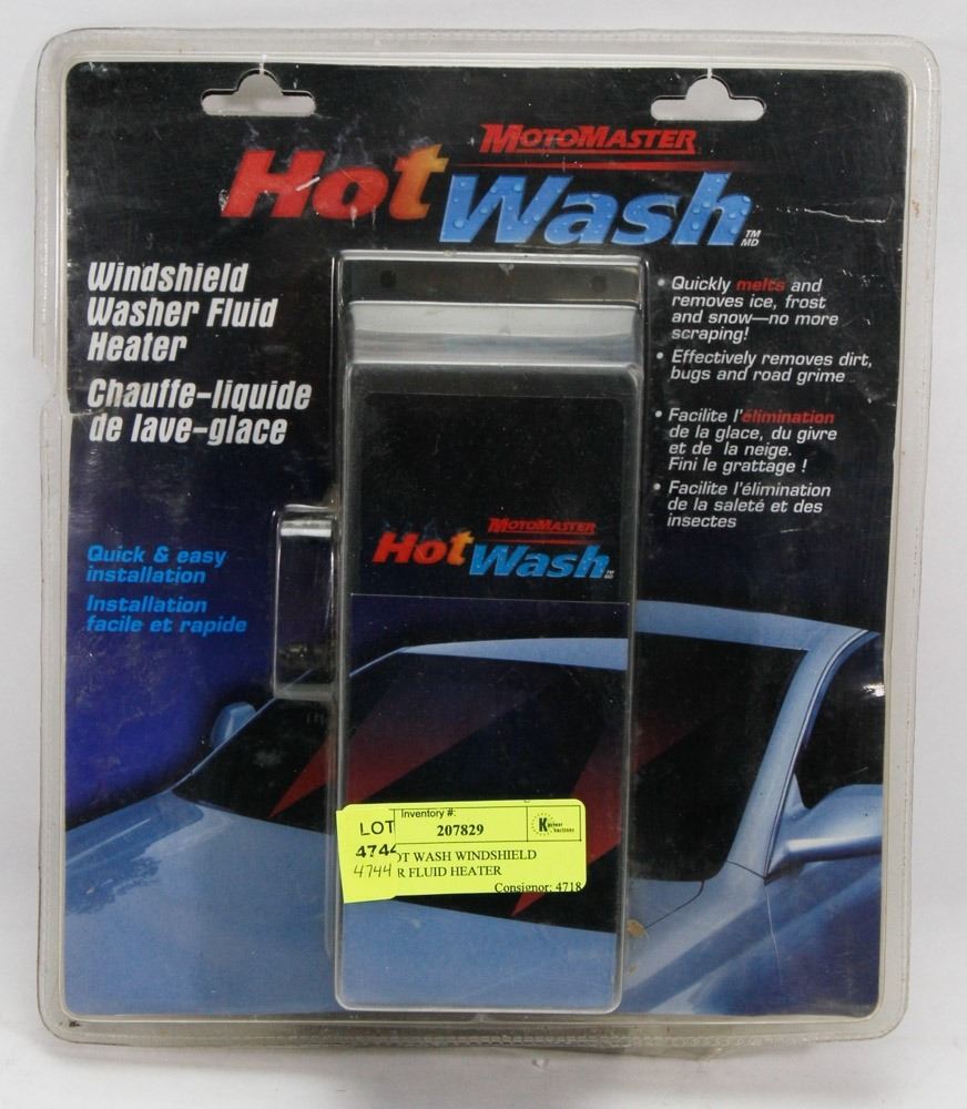 NEW HOT WASH WINDSHIELD WASHER FLUID HEATER