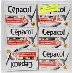 6 CEPACOL EXTRA STRENGTH LOZENGES