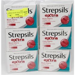 6 CEPACOL EXTRA  BLACK CHERRY LOZENGES