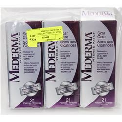 3PKGS MEDERMA INTENSE PATCH SCARE CARE CREAMS