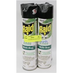 4 CANS EARTHBLENDS MULTI BUG KILLER