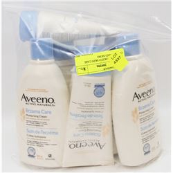 BAG OF ASSORTED AVENO ECZEMA CREAMS