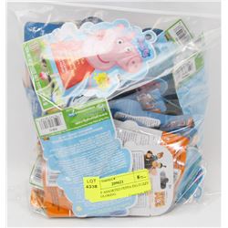 BAG OF ASSORTED PEPPA PIG FUZZY TUB COLORING