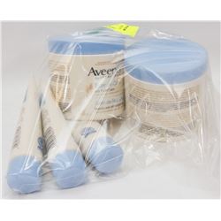 5 ASSORTED AVEENO ECZEMA CREAMS