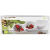 NEW 3 SECTION PORCELAIN SERVING DISH