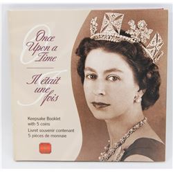 2002 CANADIAN 5 COIN QUEEN JUBILEE 50 CENT