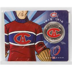 #3 OF 6 2009 CANADIAN 50 CENT JERSEY COIN