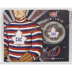 #4 OF 6 2009 CANADIAN 50 CENT JERSEY COIN