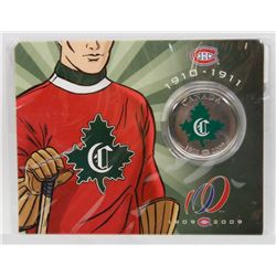 #5 OF 6 2009 CANADIAN 50 CENT JERSEY COIN