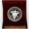 1982 CANADIAN PROOF SILVER DOLLAR IN DISPLAY
