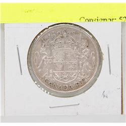 1937 CANADIAN SILVER 50 CENT PIECE