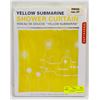 NEW 72" X 72" YELLOW SUBMARINE SHOWER CURTAIN