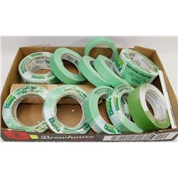 FLAT OF 11 PAINTERSMATE GREEN TAPE   ( TOOLS )