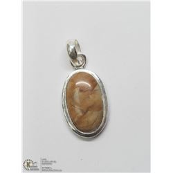 5) SILVER GEMSTONE PENDANT