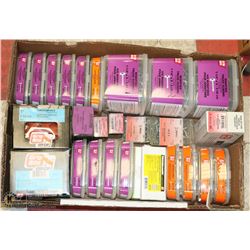 LARGE FLAT OF ASSORTED FASTENERS