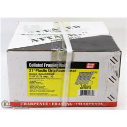 CASE OF COLLATED FRAMING NAILS 21 DEGREES