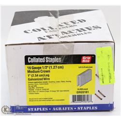 CASE OF COLLATED STAPLES 16 GAUGE MEDIUM CROWN