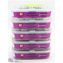 5 TUBS OF DRYWALL SCREWS 1-1/2" X 10