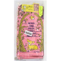 6 NEW BLUE Q DISH TOWELS 21" X 28" W/ SAYINGS -