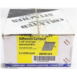 CASE OF COLLATED FINISHED BRADS FN ANGLED