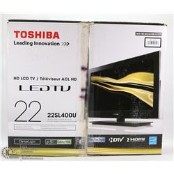 HD LCD TV TOSHIBA 22" WITH REMOTE