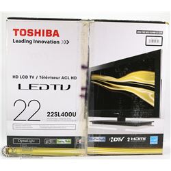 HD LCD TV TOSHIBA 22" WITH REMOTE