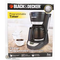 BLACK AND DECKER PROGRAMMABLE COFFEE MAKER
