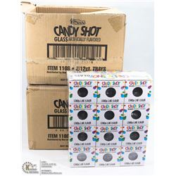 #18-2 CASES CANDY SHOT GLASS ARTIFICIALLY FLAVORED