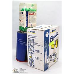 2 BOXES OF EAR PLUGS